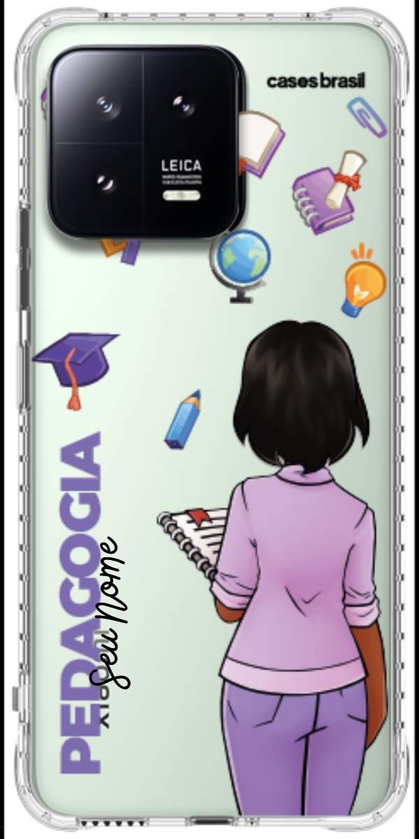 Capinha para Celular Pedagogia - Boneca Profissão