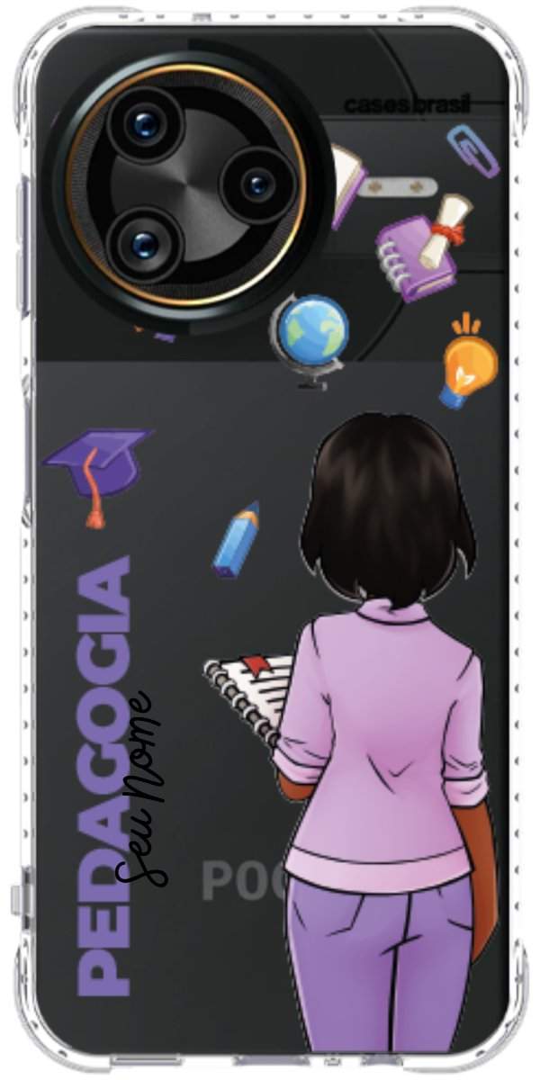 Capinha para Celular Pedagogia - Boneca Profissão