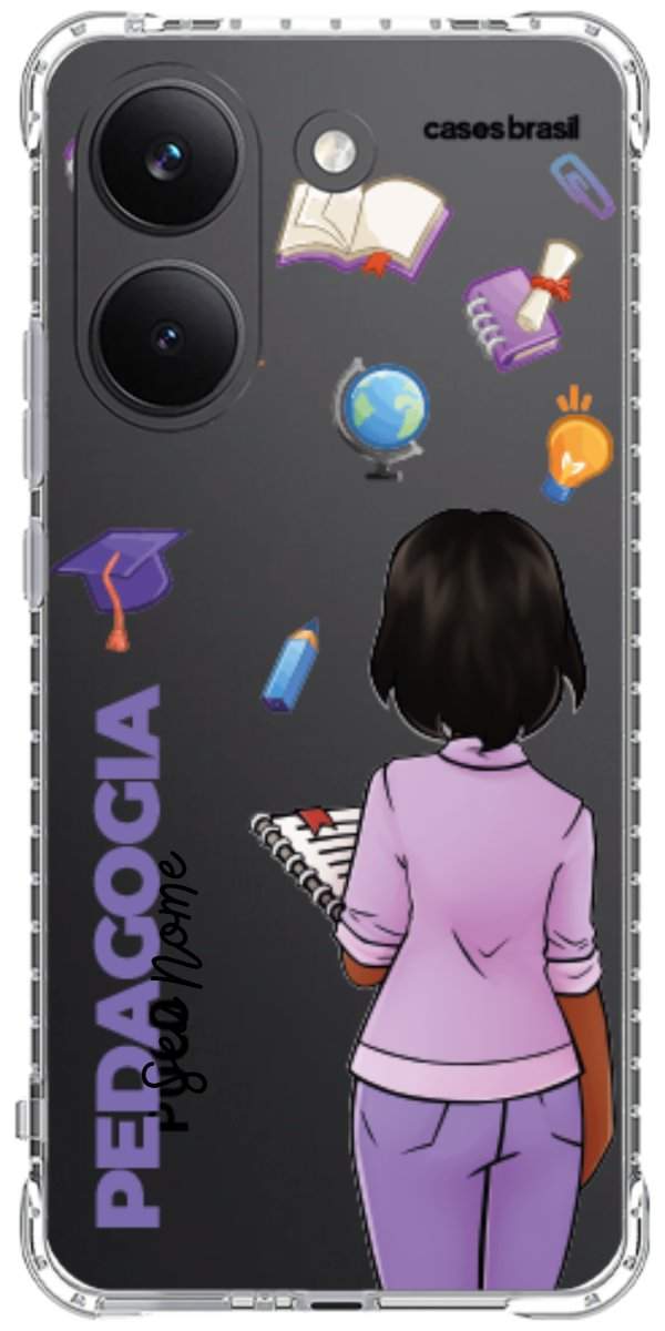 Capinha para Celular Pedagogia - Boneca Profissão