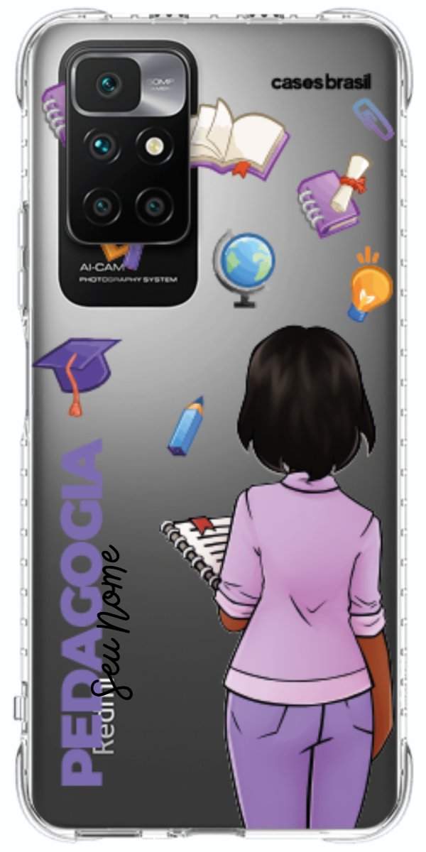 Capinha para Celular Pedagogia - Boneca Profissão