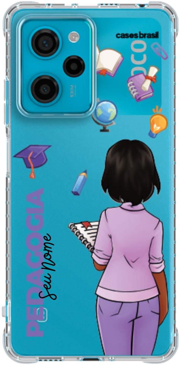 Capinha para Celular Pedagogia - Boneca Profissão