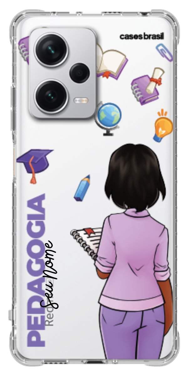 Capinha para Celular Pedagogia - Boneca Profissão