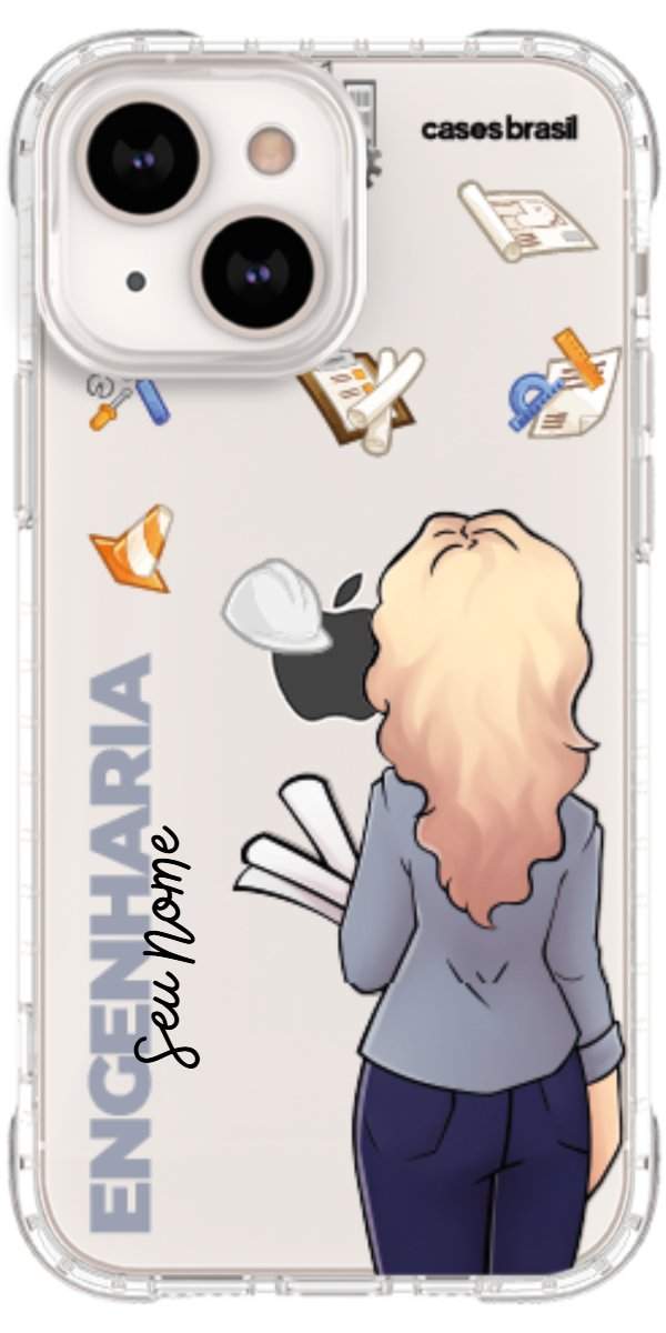 Capinha para Celular Engenharia - Boneca Profissão
