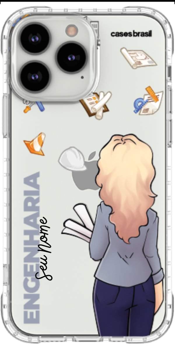 Capinha para Celular Engenharia - Boneca Profissão
