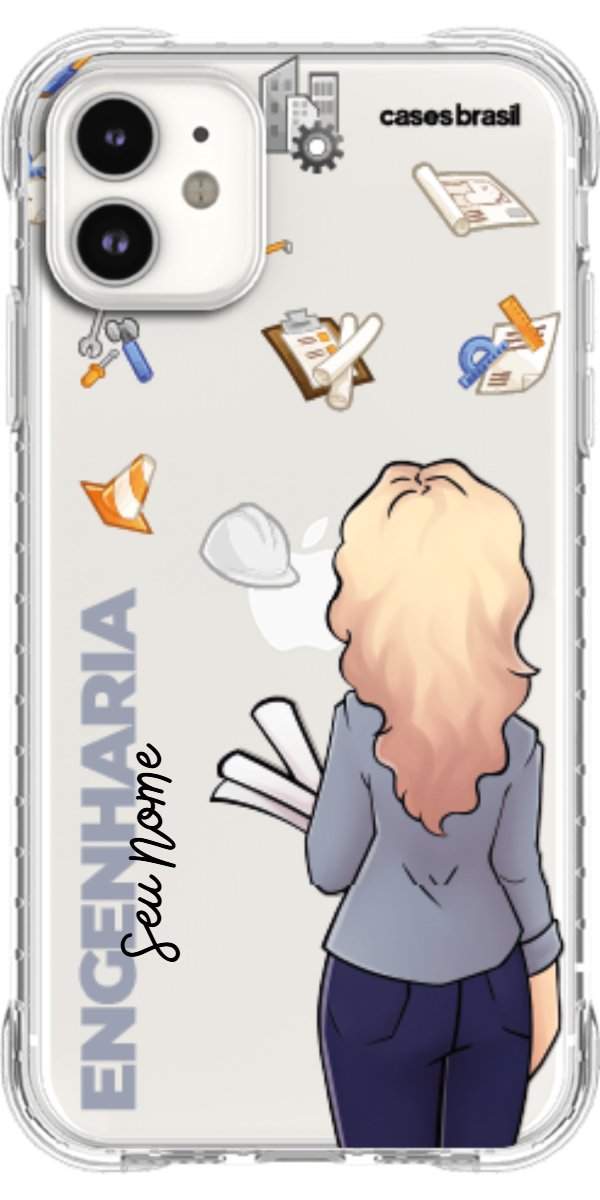 Capinha para Celular Engenharia - Boneca Profissão