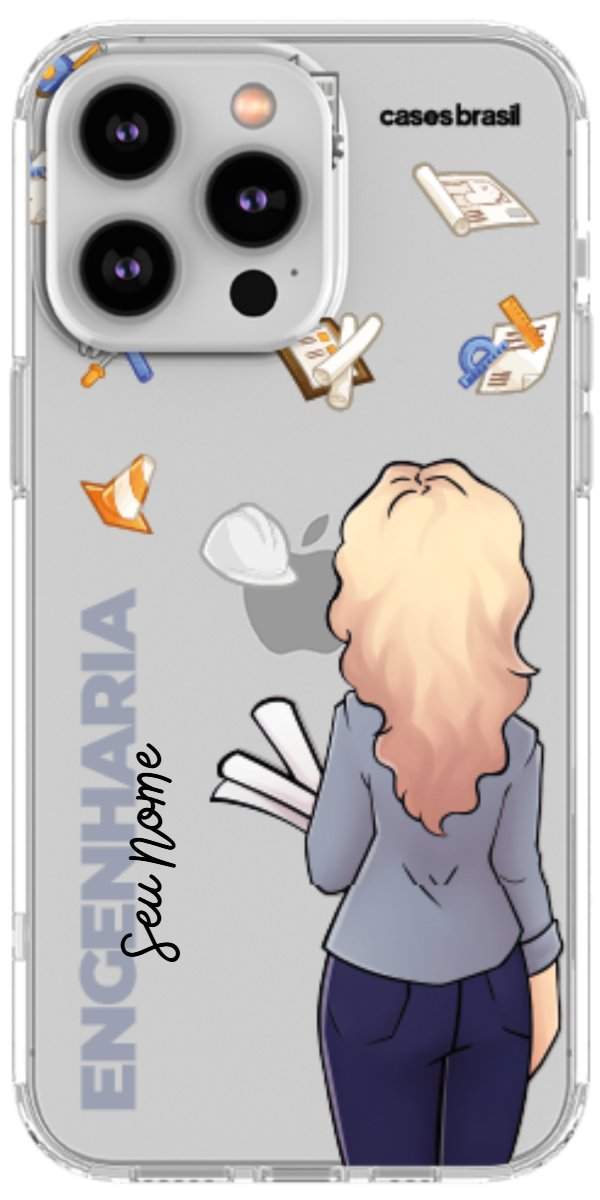 Capinha para Celular Engenharia - Boneca Profissão