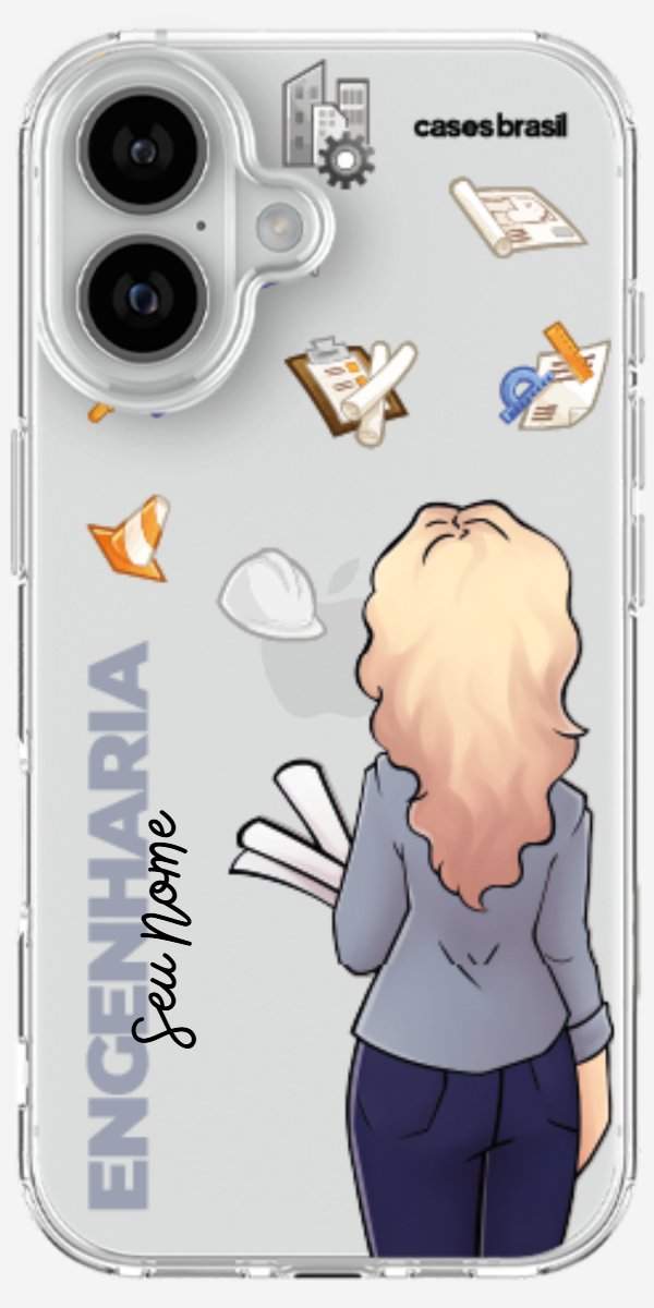 Capinha para Celular Engenharia - Boneca Profissão