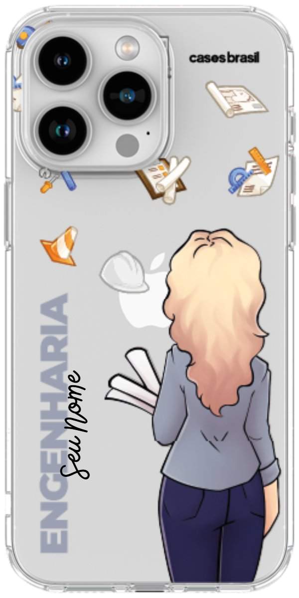 Capinha para Celular Engenharia - Boneca Profissão