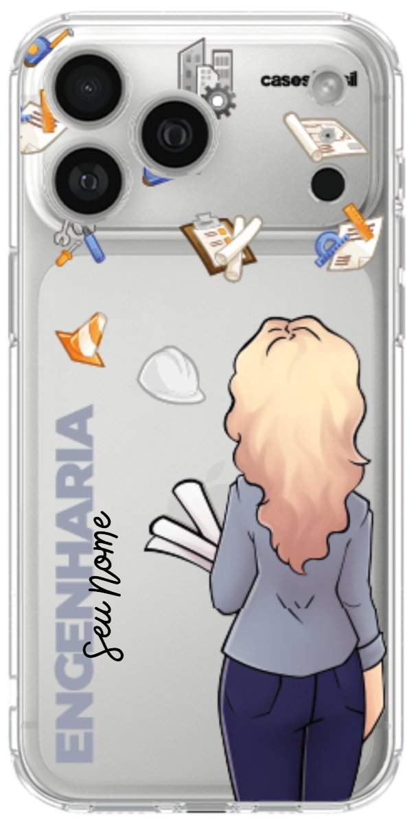 Capinha para Celular Engenharia - Boneca Profissão