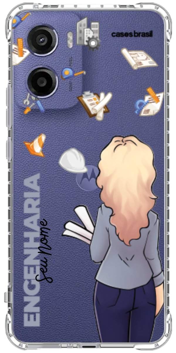 Capinha para Celular Engenharia - Boneca Profissão