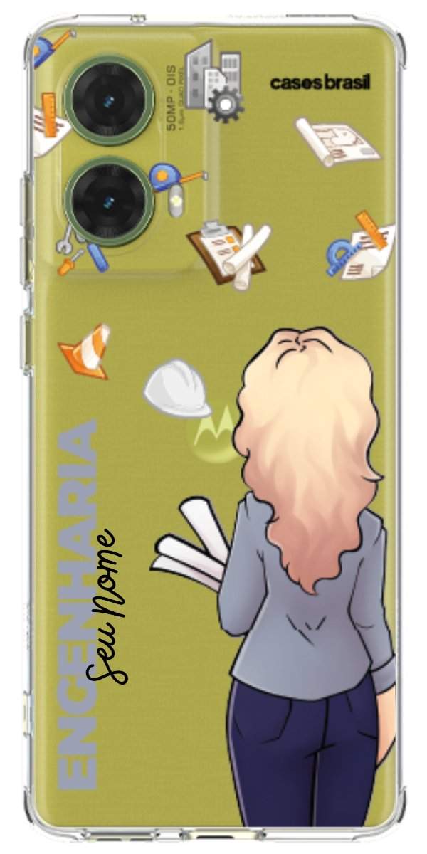 Capinha para Celular Engenharia - Boneca Profissão