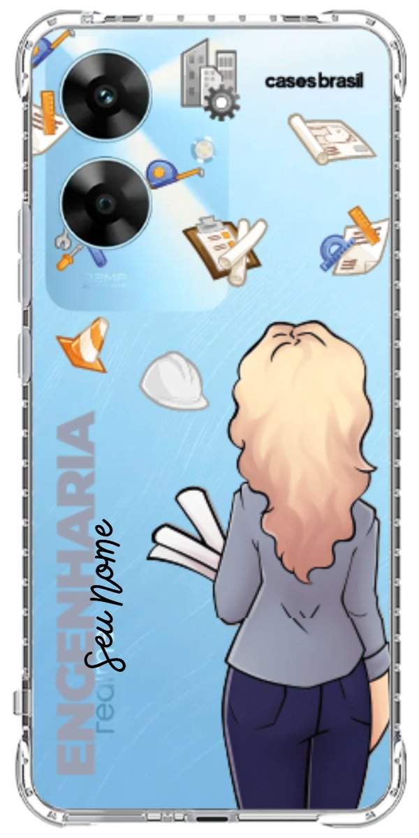 Capinha para Celular Engenharia - Boneca Profissão