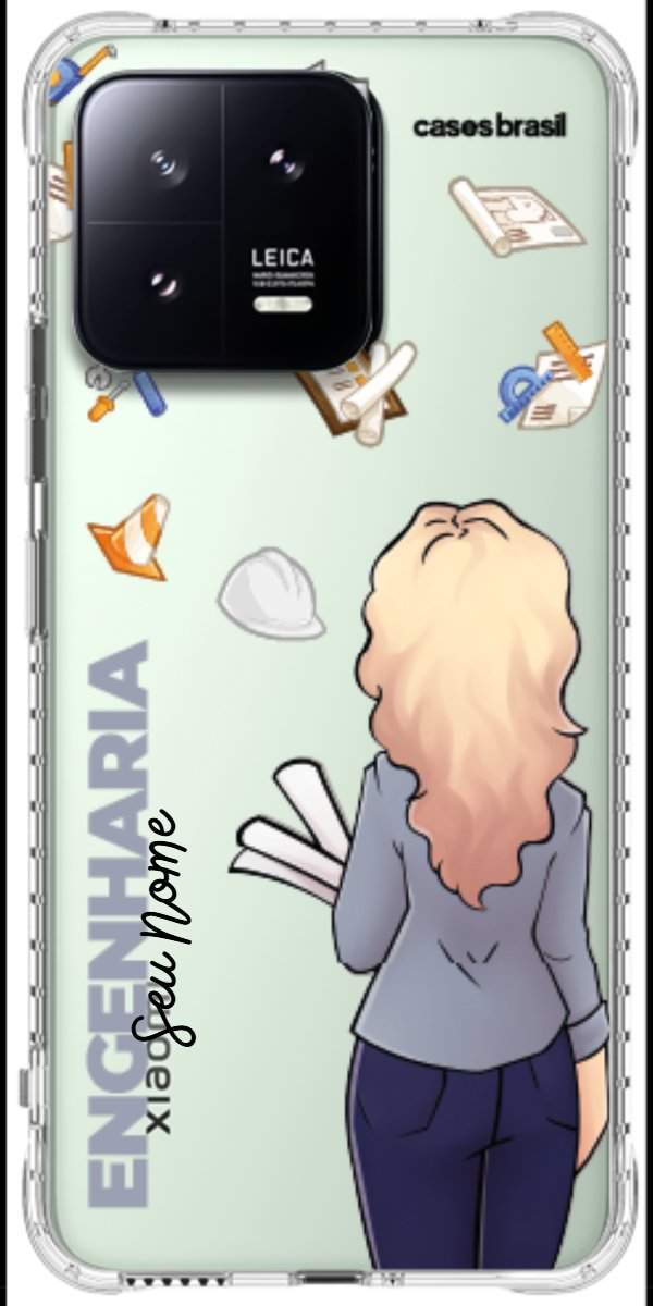 Capinha para Celular Engenharia - Boneca Profissão