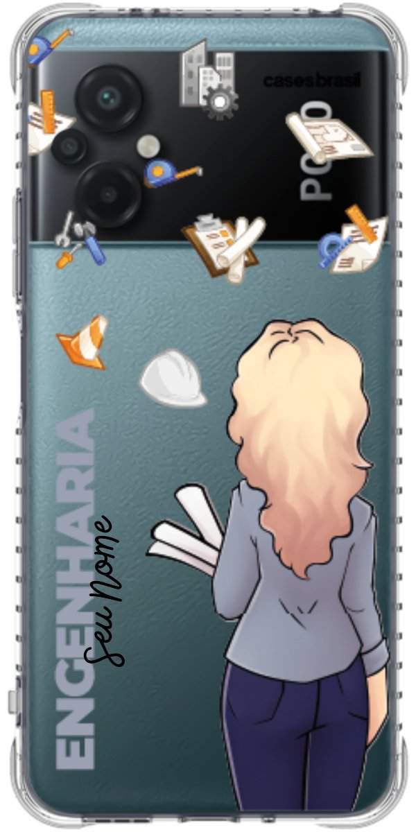 Capinha para Celular Engenharia - Boneca Profissão