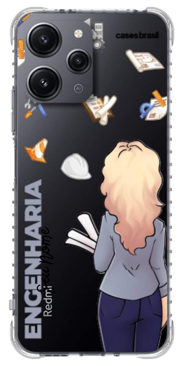 Capinha para Celular Engenharia - Boneca Profissão