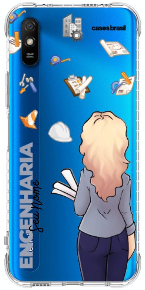 Capinha para Celular Engenharia - Boneca Profissão