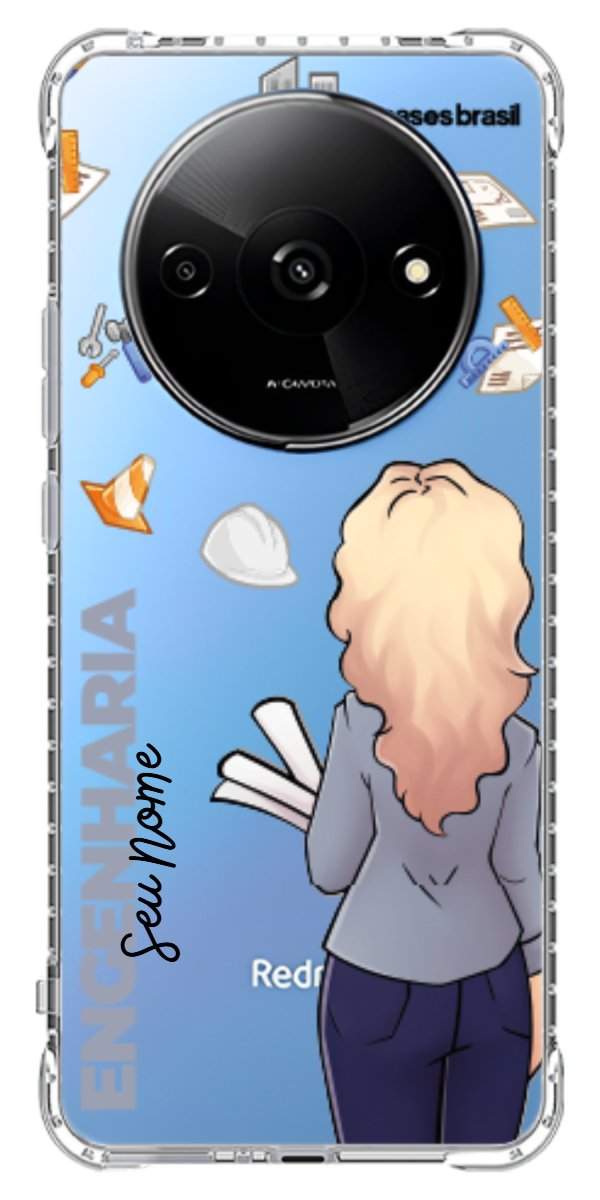 Capinha para Celular Engenharia - Boneca Profissão