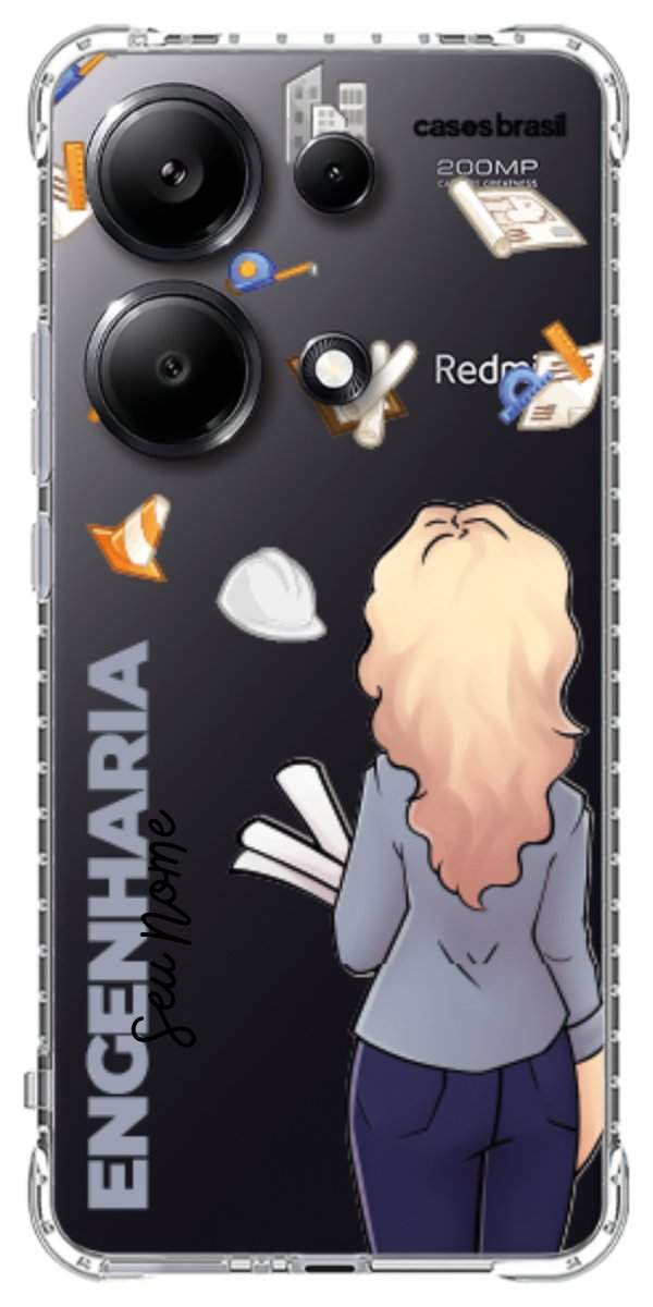 Capinha para Celular Engenharia - Boneca Profissão