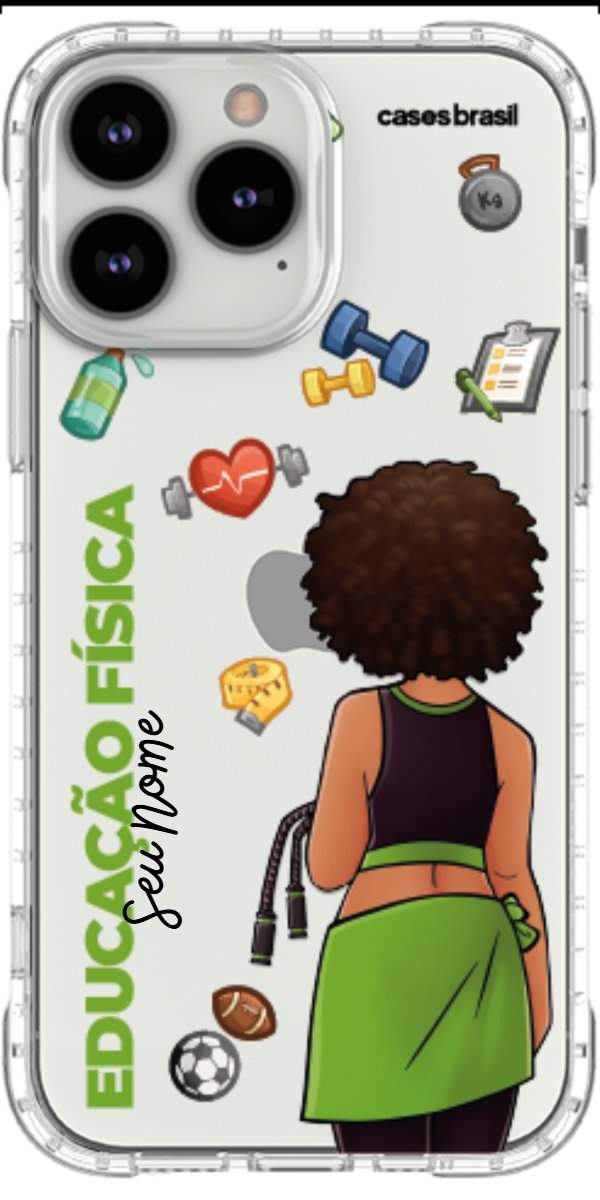 Capinha para celular Educação Física - Boneca Profissão