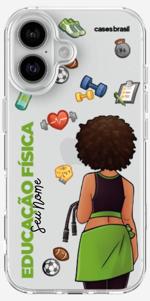 Capinha para celular Educação Física - Boneca Profissão