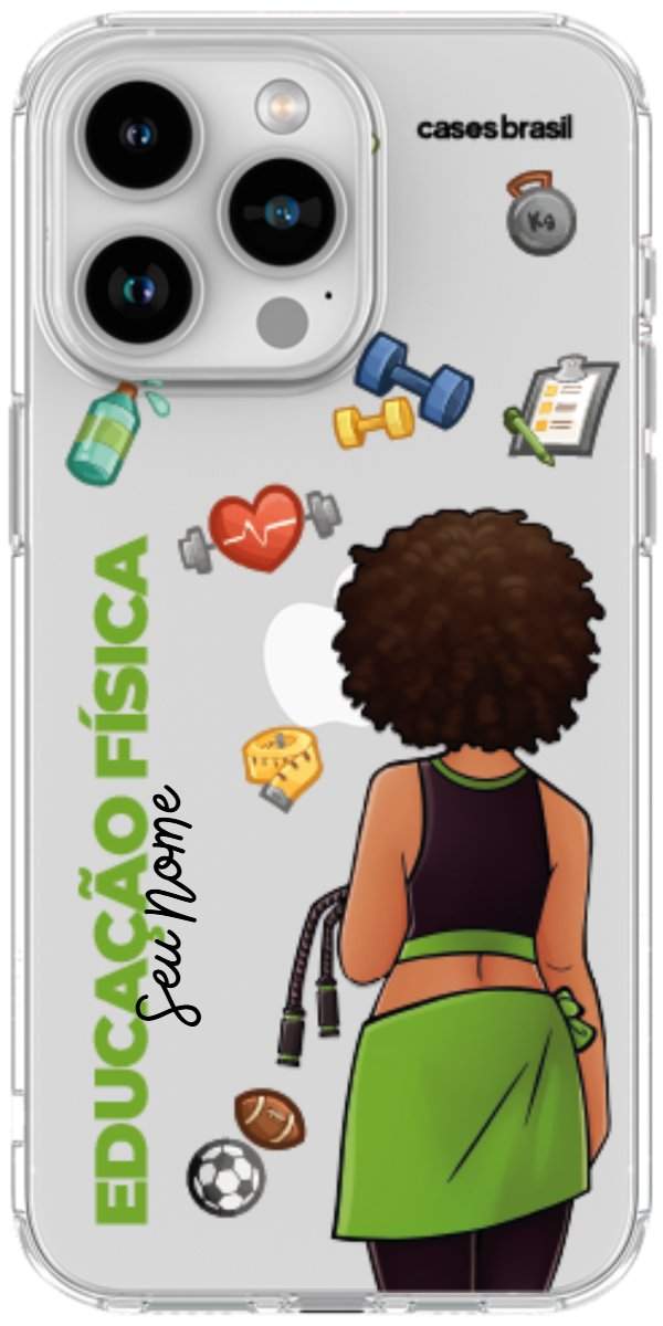Capinha para celular Educação Física - Boneca Profissão