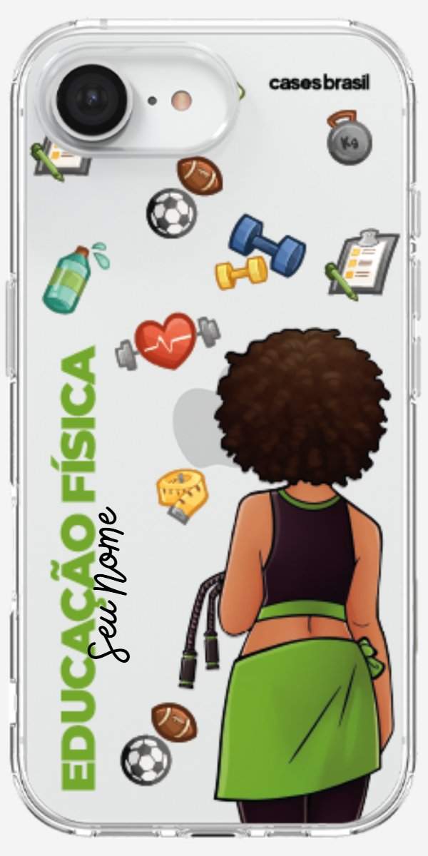 Capinha para celular Educação Física - Boneca Profissão