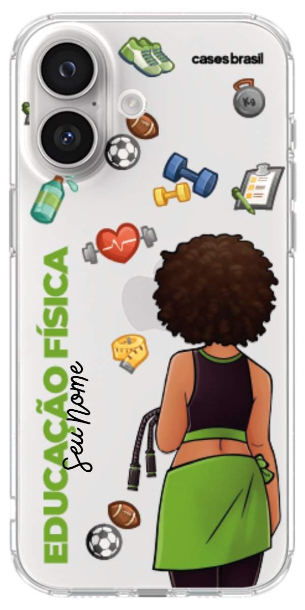 Capinha para celular Educação Física - Boneca Profissão
