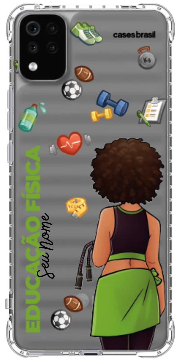 Capinha para celular Educação Física - Boneca Profissão