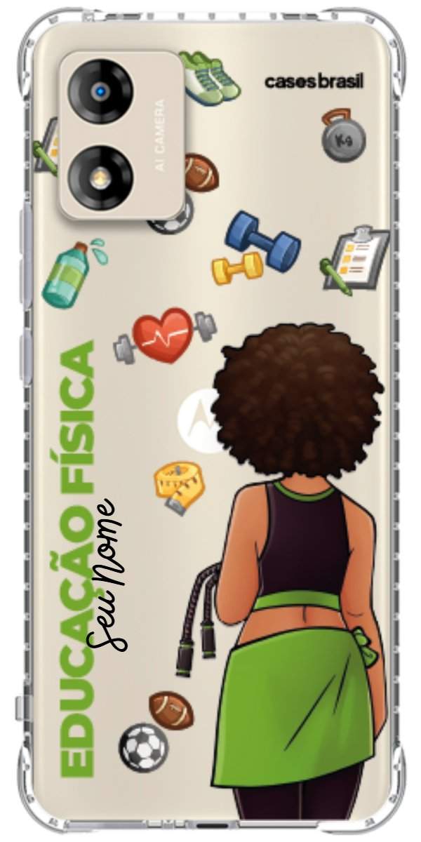 Capinha para celular Educação Física - Boneca Profissão
