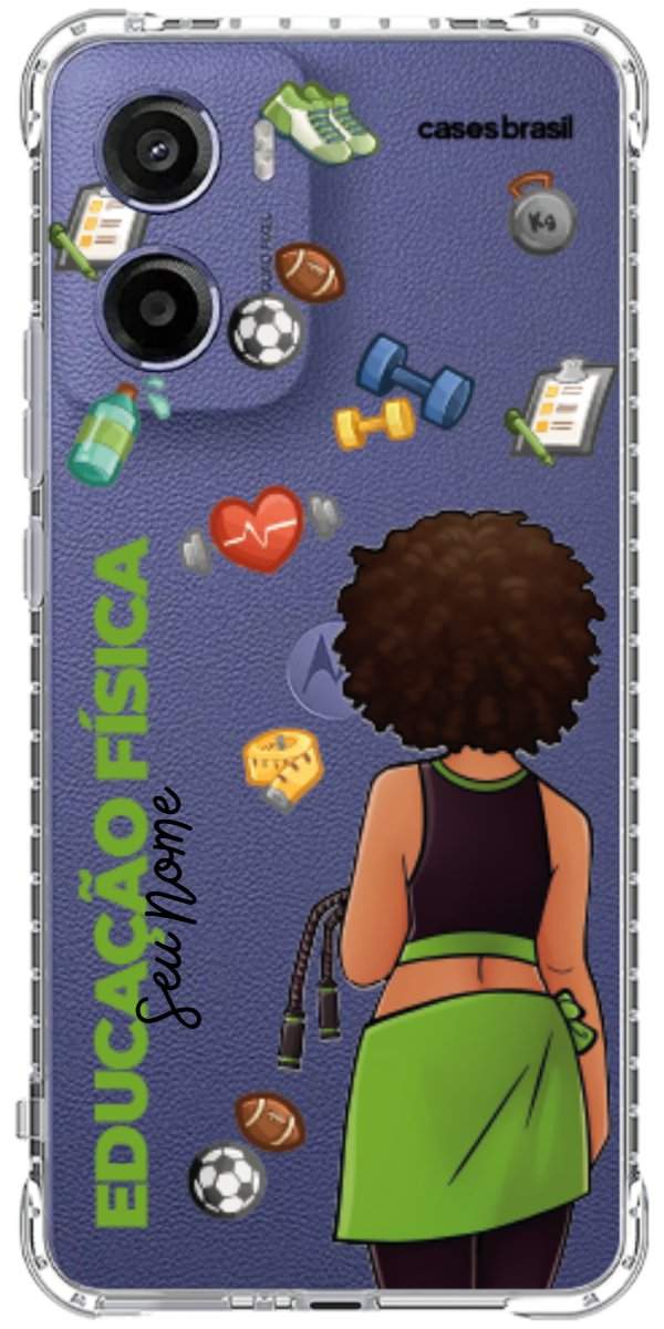 Capinha para celular Educação Física - Boneca Profissão