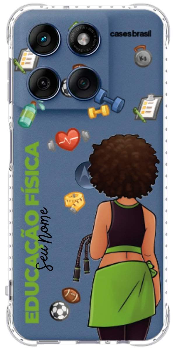 Capinha para celular Educação Física - Boneca Profissão