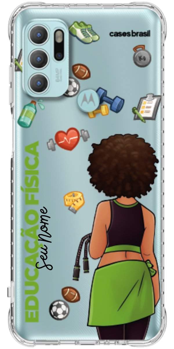 Capinha para celular Educação Física - Boneca Profissão