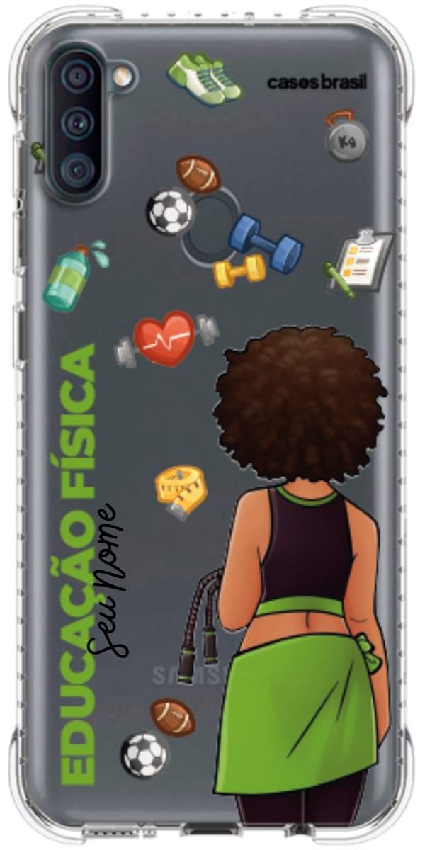 Capinha para celular Educação Física - Boneca Profissão