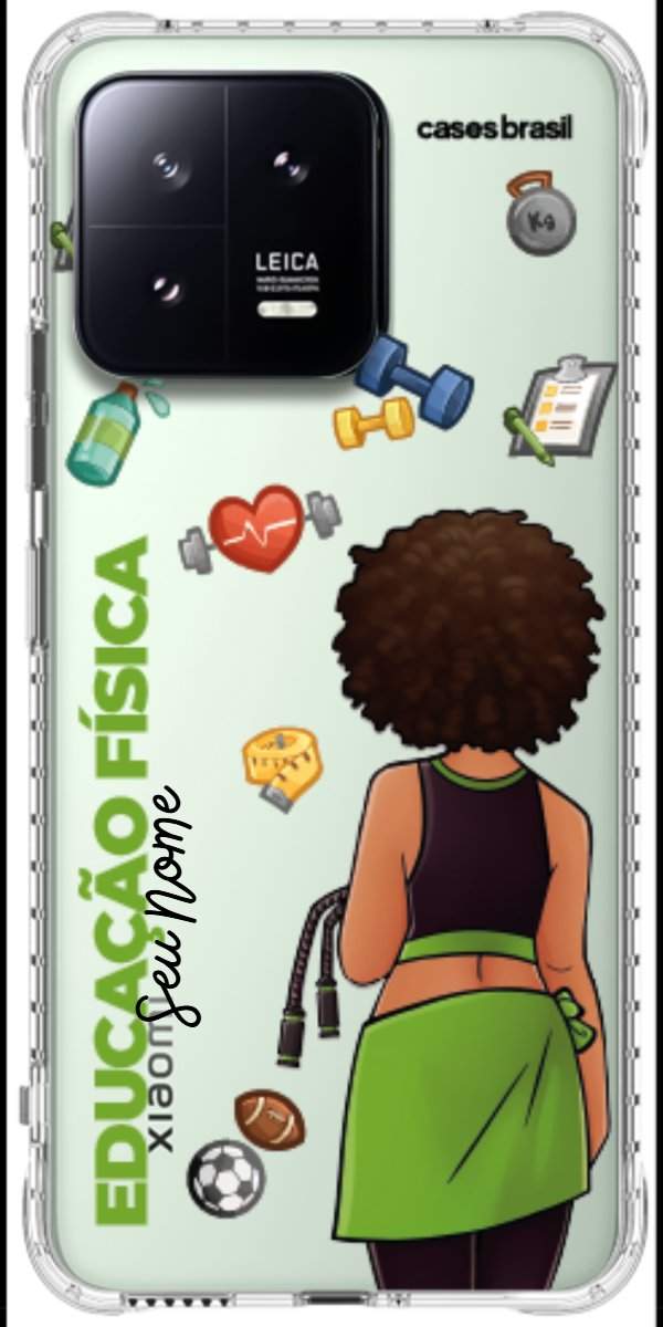 Capinha para celular Educação Física - Boneca Profissão