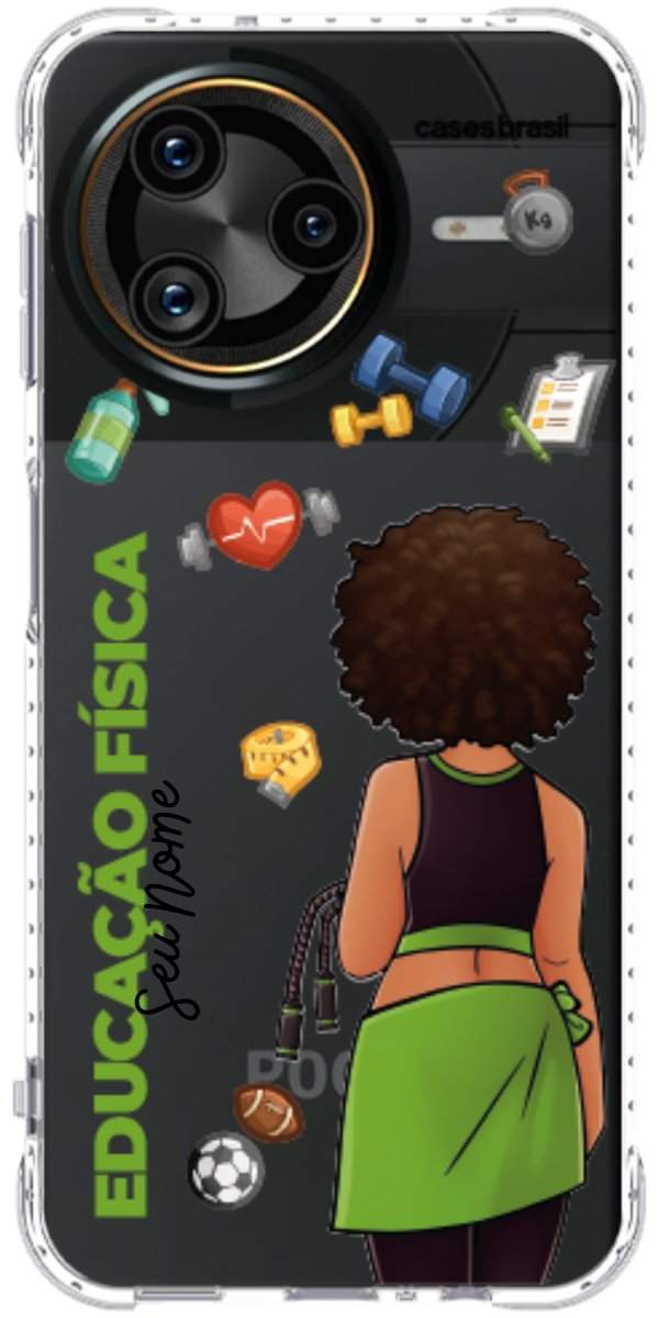 Capinha para celular Educação Física - Boneca Profissão