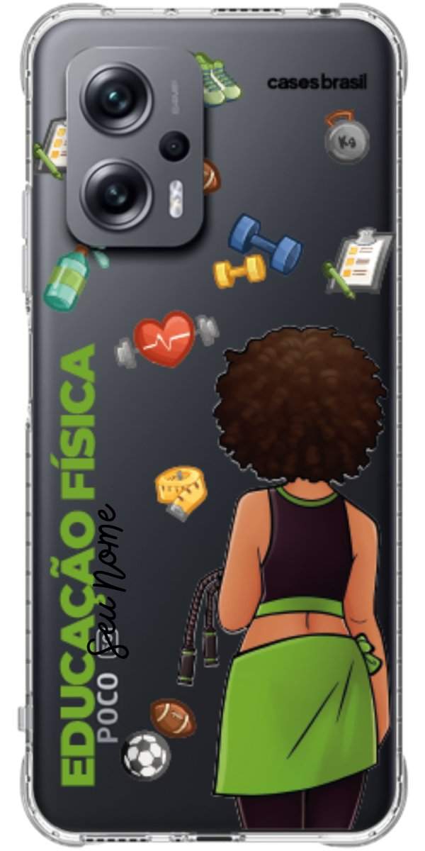 Capinha para celular Educação Física - Boneca Profissão