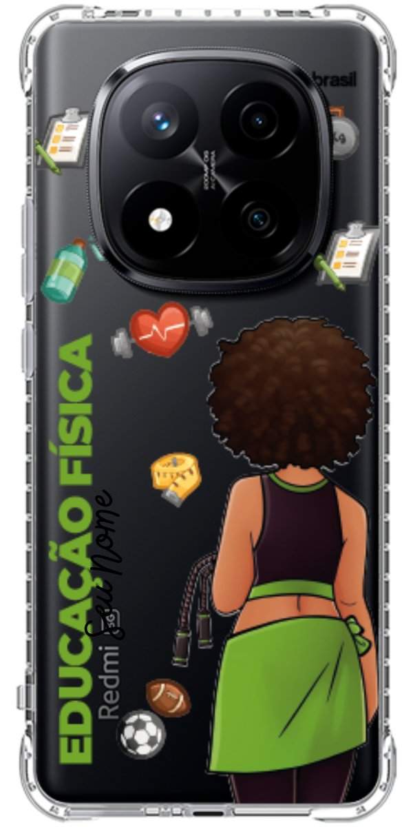 Capinha para celular Educação Física - Boneca Profissão