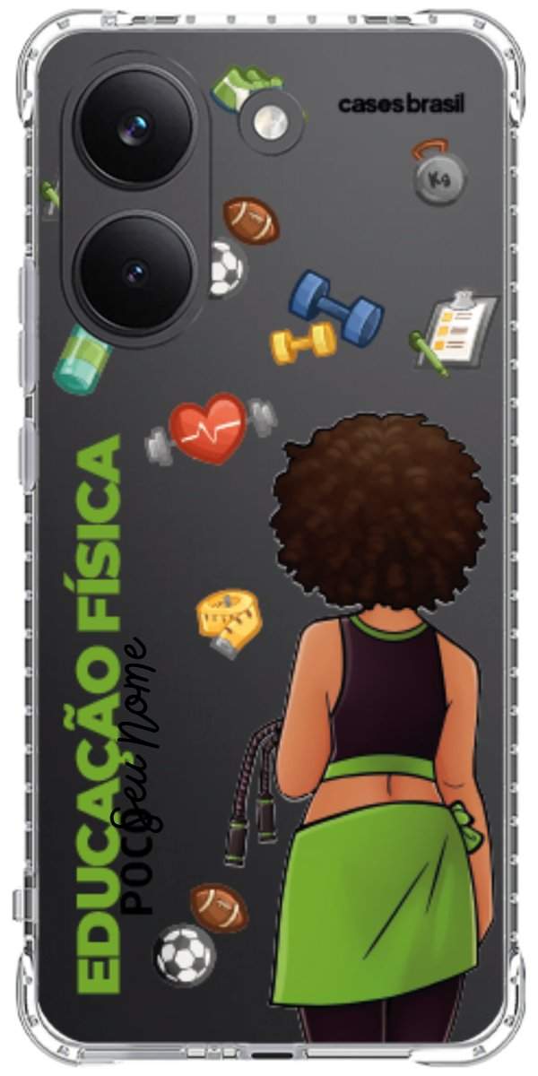 Capinha para celular Educação Física - Boneca Profissão