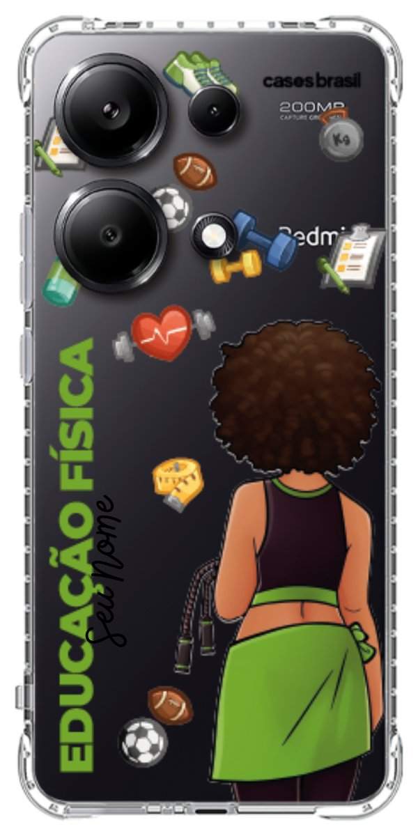 Capinha para celular Educação Física - Boneca Profissão