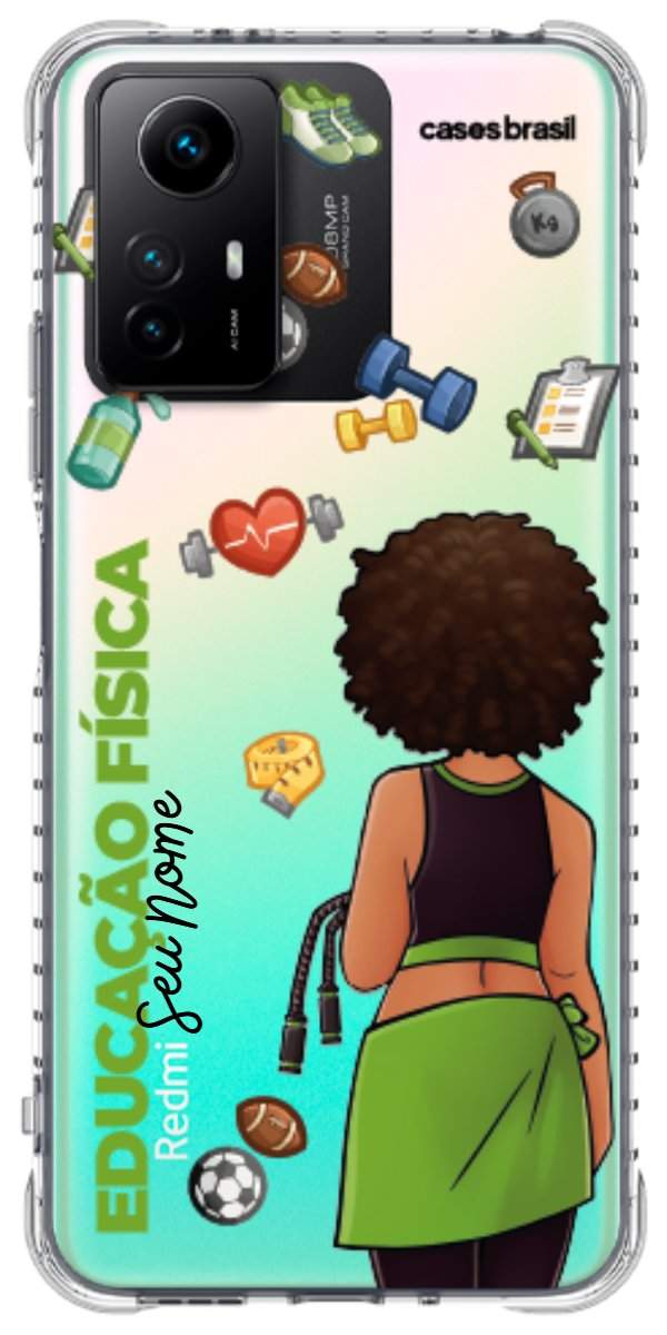 Capinha para celular Educação Física - Boneca Profissão