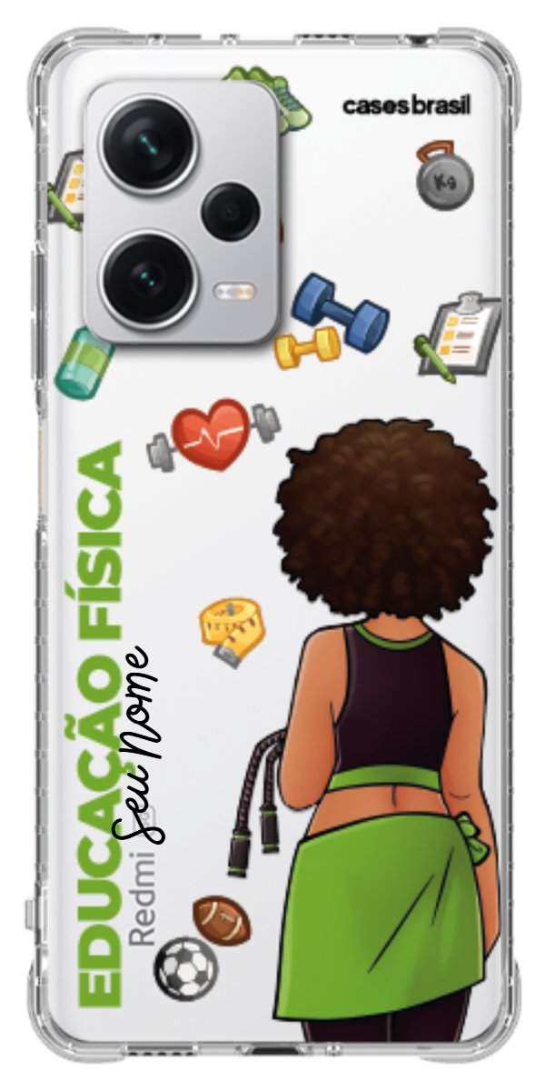 Capinha para celular Educação Física - Boneca Profissão