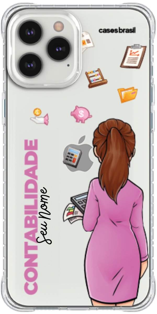 Capinha para Celular Contabilidade - Boneca Profissão