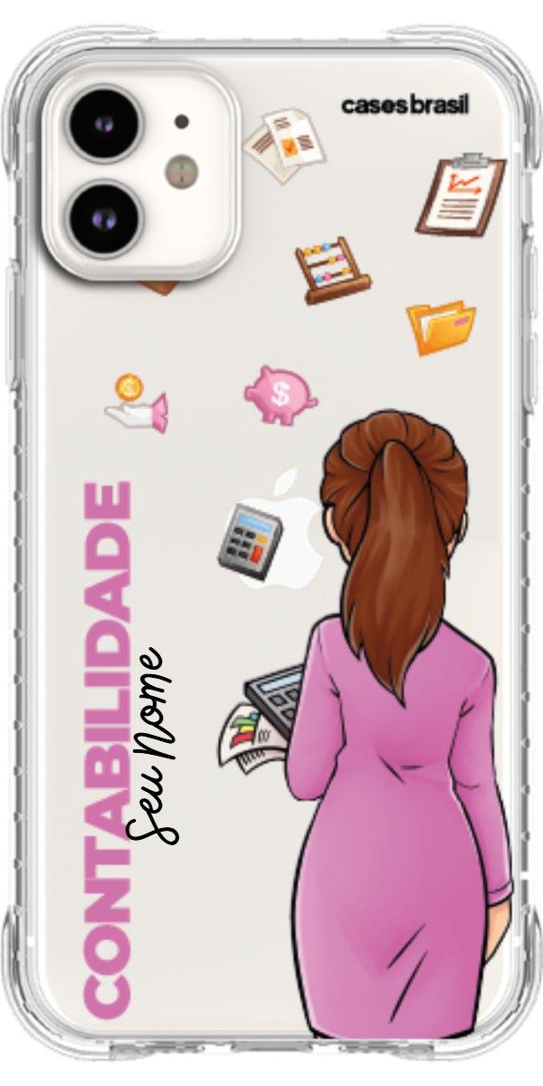 Capinha para Celular Contabilidade - Boneca Profissão