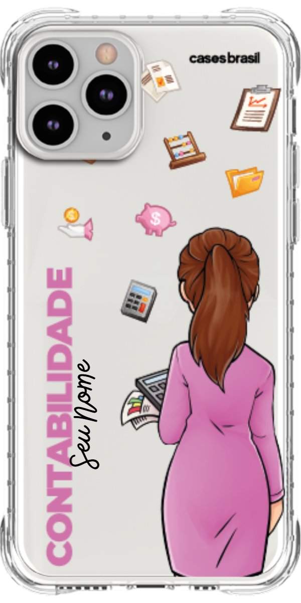Capinha para Celular Contabilidade - Boneca Profissão
