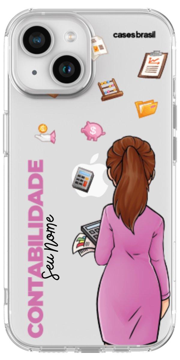 Capinha para Celular Contabilidade - Boneca Profissão
