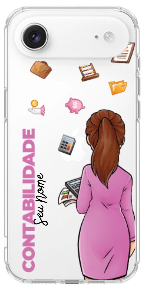 Capinha para Celular Contabilidade - Boneca Profissão
