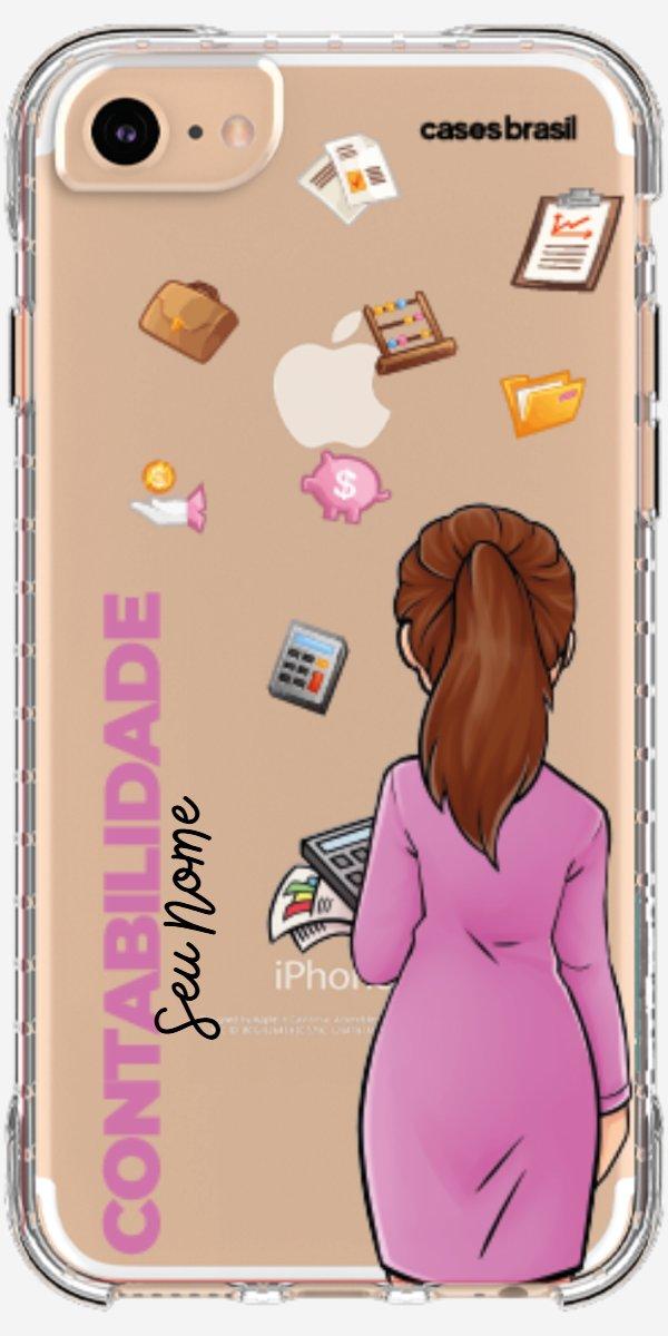 Capinha para Celular Contabilidade - Boneca Profissão