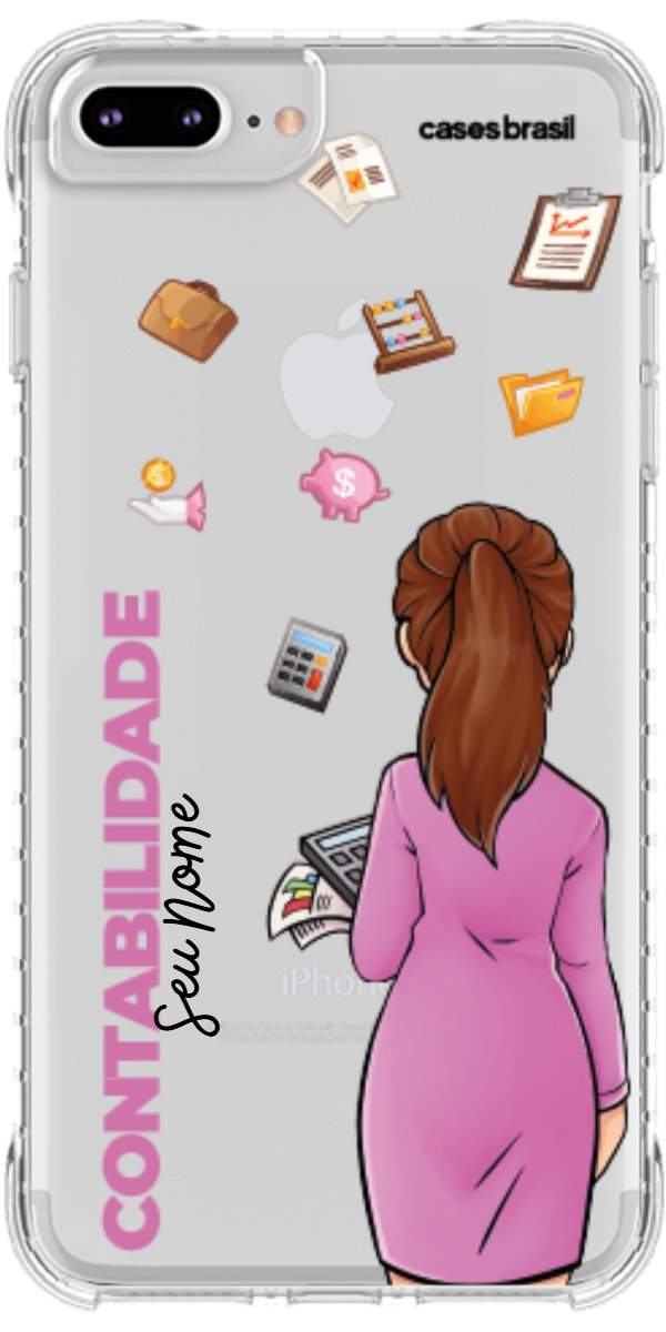 Capinha para Celular Contabilidade - Boneca Profissão