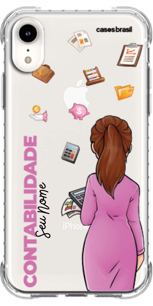 Capinha para Celular Contabilidade - Boneca Profissão