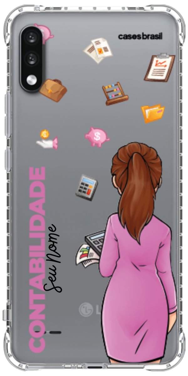 Capinha para Celular Contabilidade - Boneca Profissão